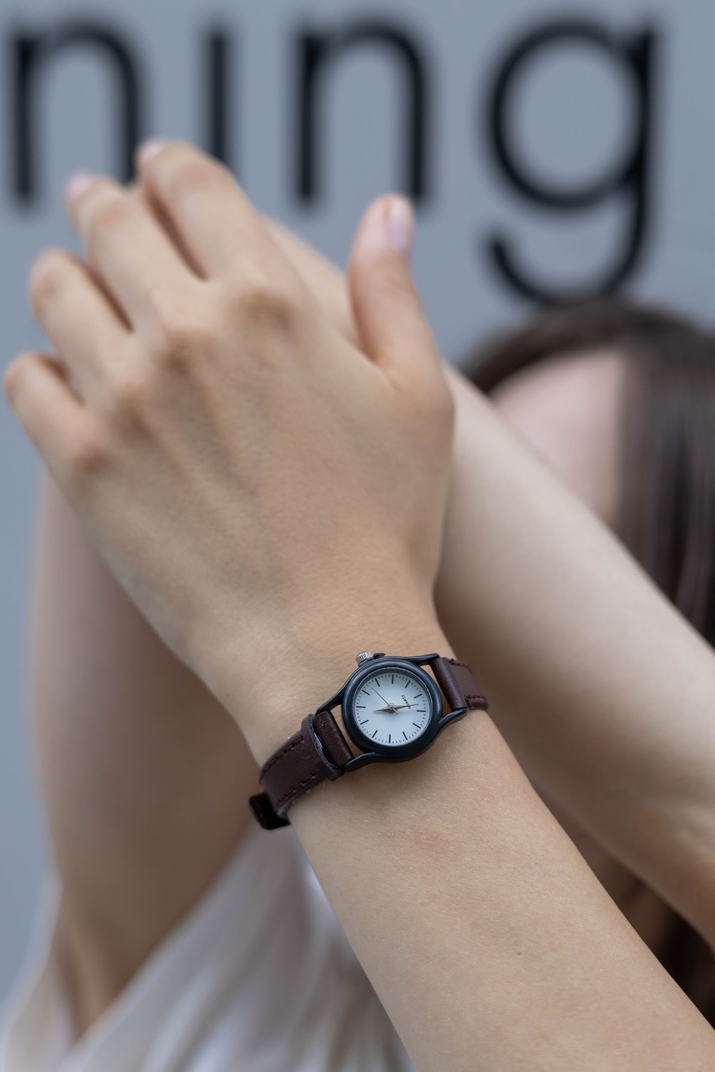 Women watch. Vintage watch. Minimalist watch